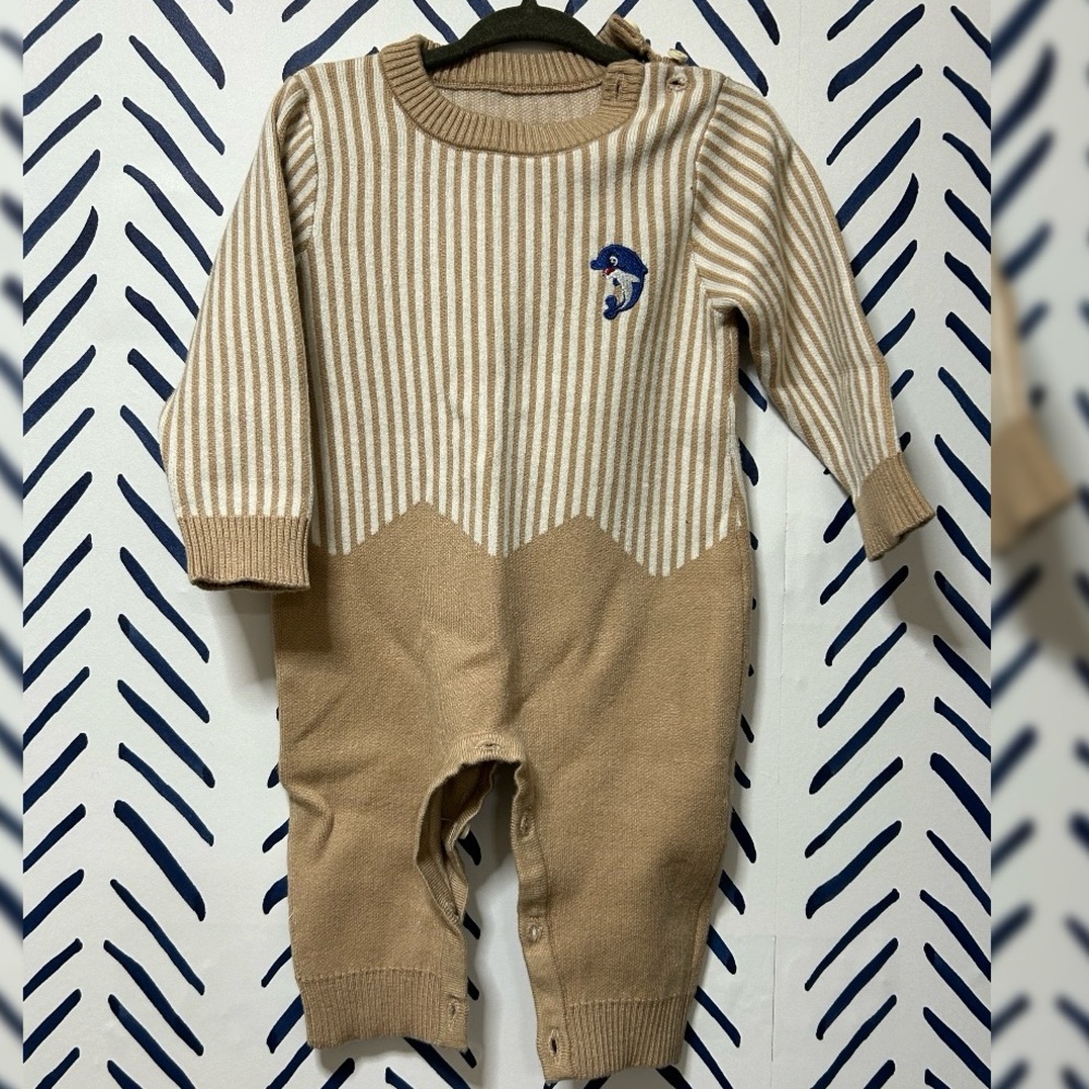 Baby boy Knit Jumpsuit